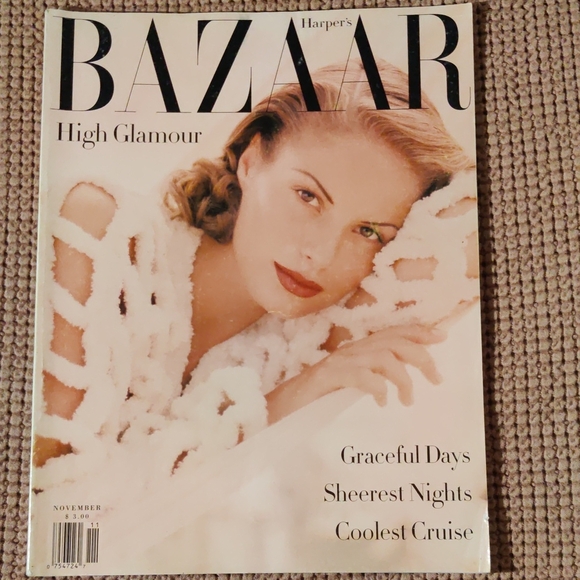 Harper's Bazaar Magazine Accessories - 1992 Harper's Bazaar Magazine - November Issue